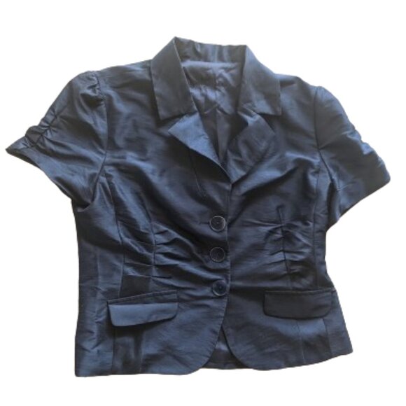 Blue Gray Skirt Suit Mixed sizes (12 and 8)  --- - Picture 2 of 3